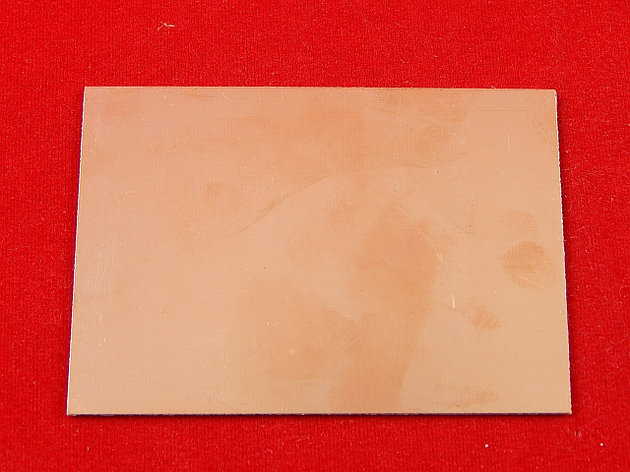 Печатная плата односторонняя 7x10см (Стеклотекстолит FR-4 1,2мм), фото 2