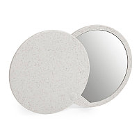 Складное зеркало GRADIOX, пластик с пшеничным волокном, белый, бежевый, , 346554