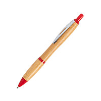 DAFEN, ручка шариковая, бамбук, пластик, металл, Красный, -, 346369 08