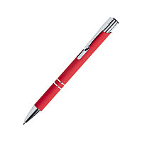 Ручка шариковая ZROMEN, металл, софт-покрытие, Красный, -, 346366 08