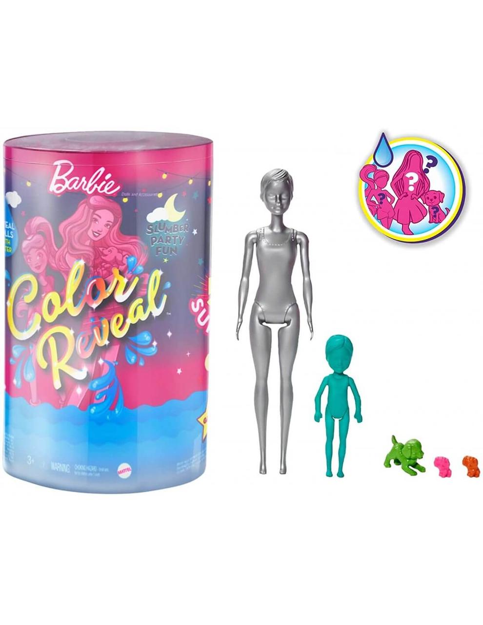 Barbie Colour Reveal Пижамная вечеринка