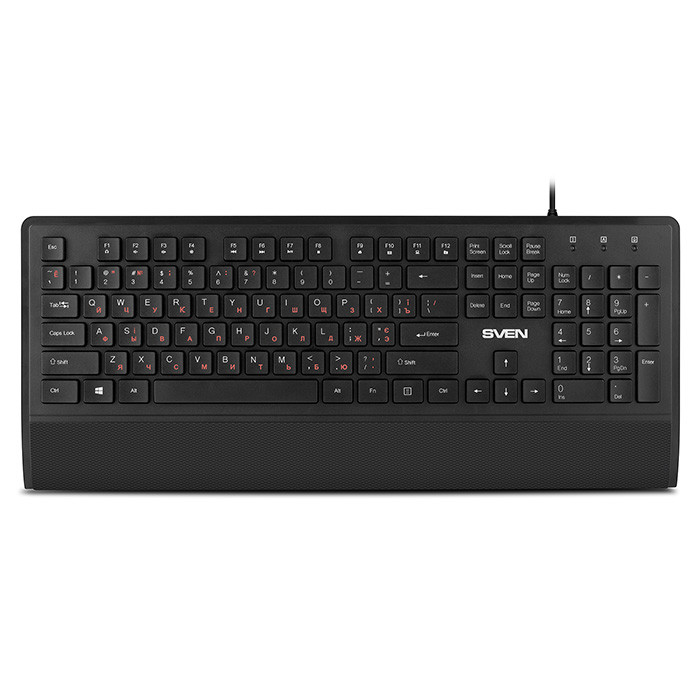 SVEN KB-E5500 Клавиатура проводная с островным типом клавиш, черный