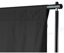 Студийный тканевый черный фон 5м × 2,3 м, фото 2