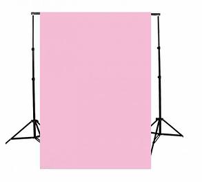Розовый  фон 1х2.3 м Студийный, тканевый, фото 2