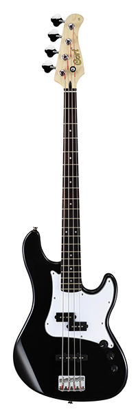 Бас-гитара, черная, Cort GB14PJ-BK