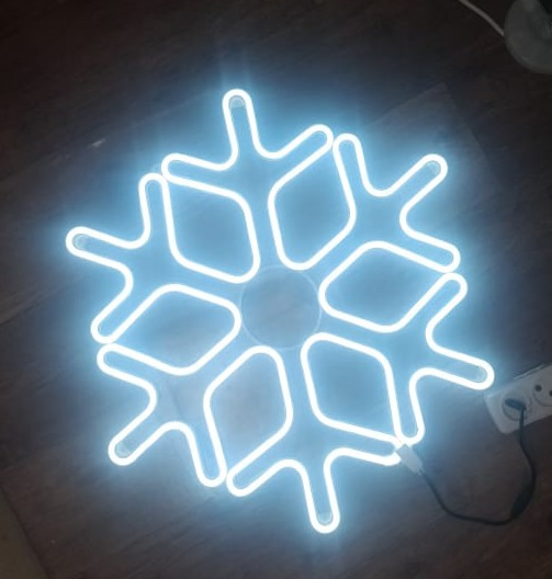 Снежинка LED, 60 см - фото 2 - id-p83701689