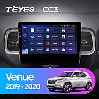 Автомагнитола Teyes CC3 3GB/32GB для Hyundai Venue 2019-2020