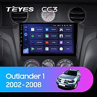Автомагнитола Teyes CC3 3GB/32GB для Mitsubishi Outlander 2002-2008