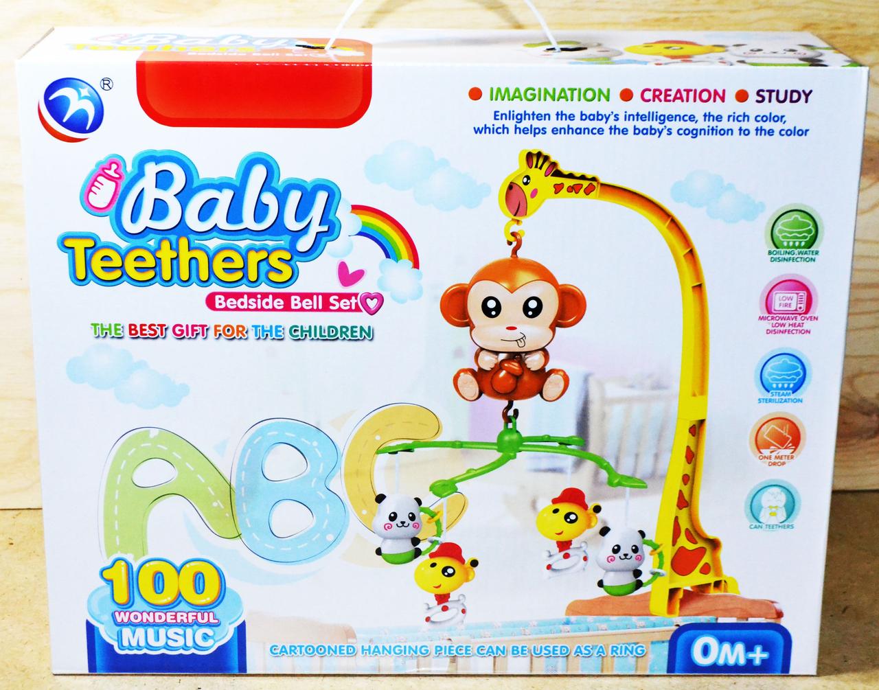 BM5016-1 мобиль на кроватку "Обезьянка" Baby Teethers 38*30cv