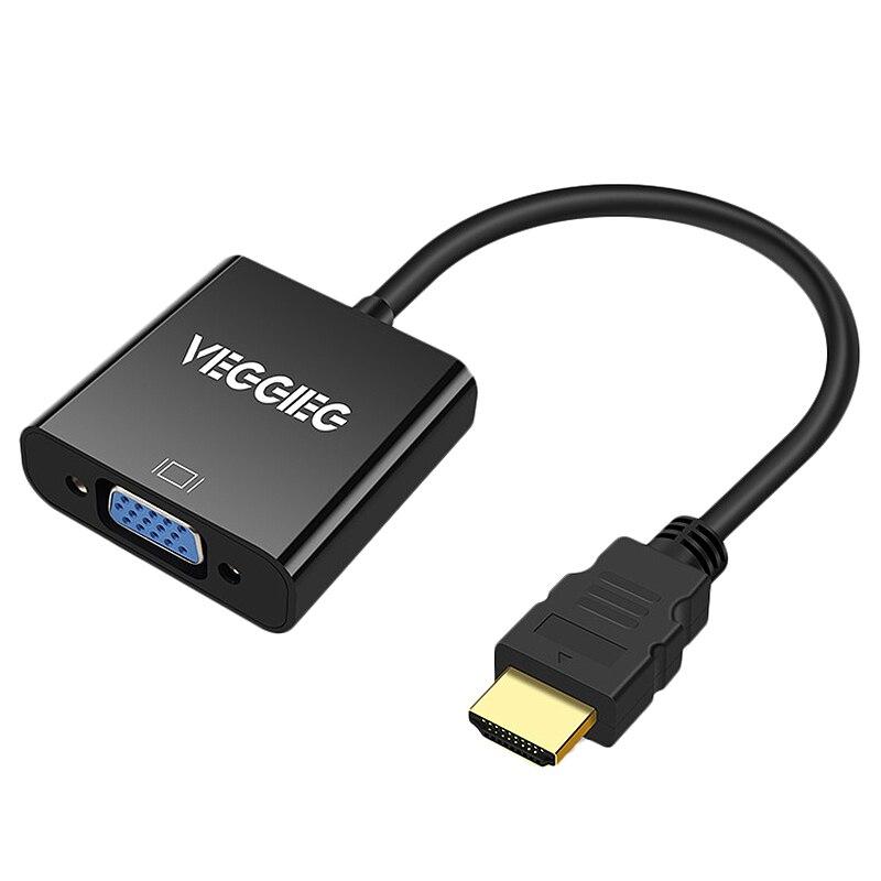 Конвертер HDMI на VGA | Переходник Адаптер VEGGIEG HDMI - VGA
