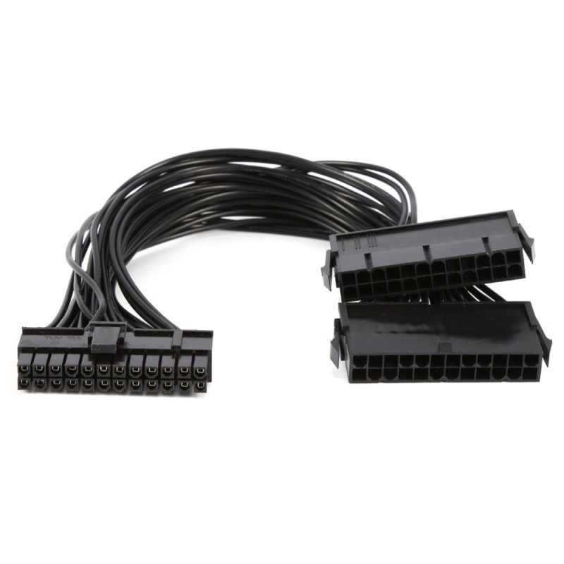 Адаптер / Синхронизатор 2 блоков питания, Dual PSU 24pin ATX