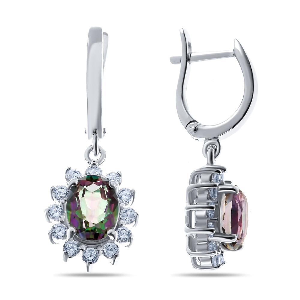 Серьги TEOSA серебро с родием 1053-E.1-MQ
