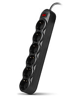 Сетевой фильтр SVEN SF-06L 5,0 м (6 sockets), черный TST18113 Сетевой фильтр SVEN SF-06L 5,0 м (6 sockets), черный