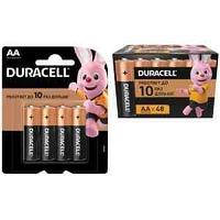 Батарейка Duracell Basic AA (LR06) алкалиновая, 4BL (увеличенная фасовка)