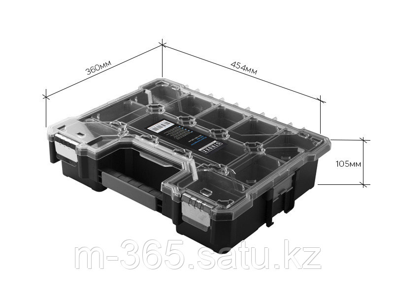 Бокс для хранения мелких деталей STROXX 454x360x105 мм - фото 4 - id-p83767621