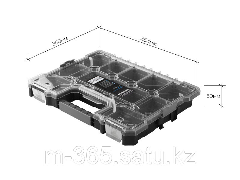 Бокс для хранения мелких деталей STROXX 454x360x60 мм - фото 4 - id-p83767622