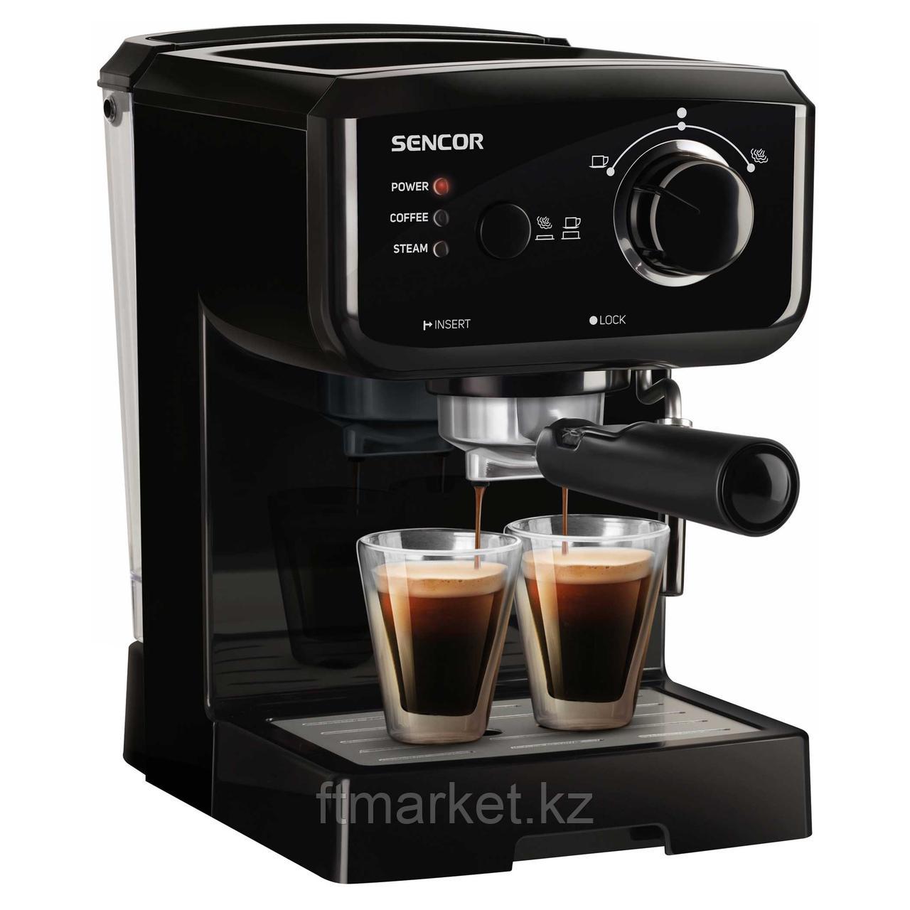 Кофеварка рожковая Sencor SES 1710BK