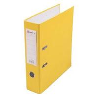 Папка-регистратор, А4, 80 мм, бумвинил/бумага, жёлтый.