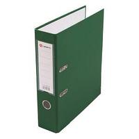 Папка-регистратор, А4, 80 мм, бумвинил/бумага, зелёный.