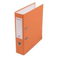 Папка-регистратор, А4, 80 мм, бумвинил/бумага, оранжевый.