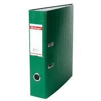 Папка-регистратор, А4, 70 мм, бумвинил/бумага, зелёный.