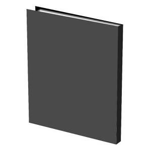 Папка с файлами, 40ф., А4, 0.5мм, BASIC, черный арт.255069-01