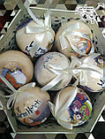 Набор ёлочных шаров с рисунком, фото 2