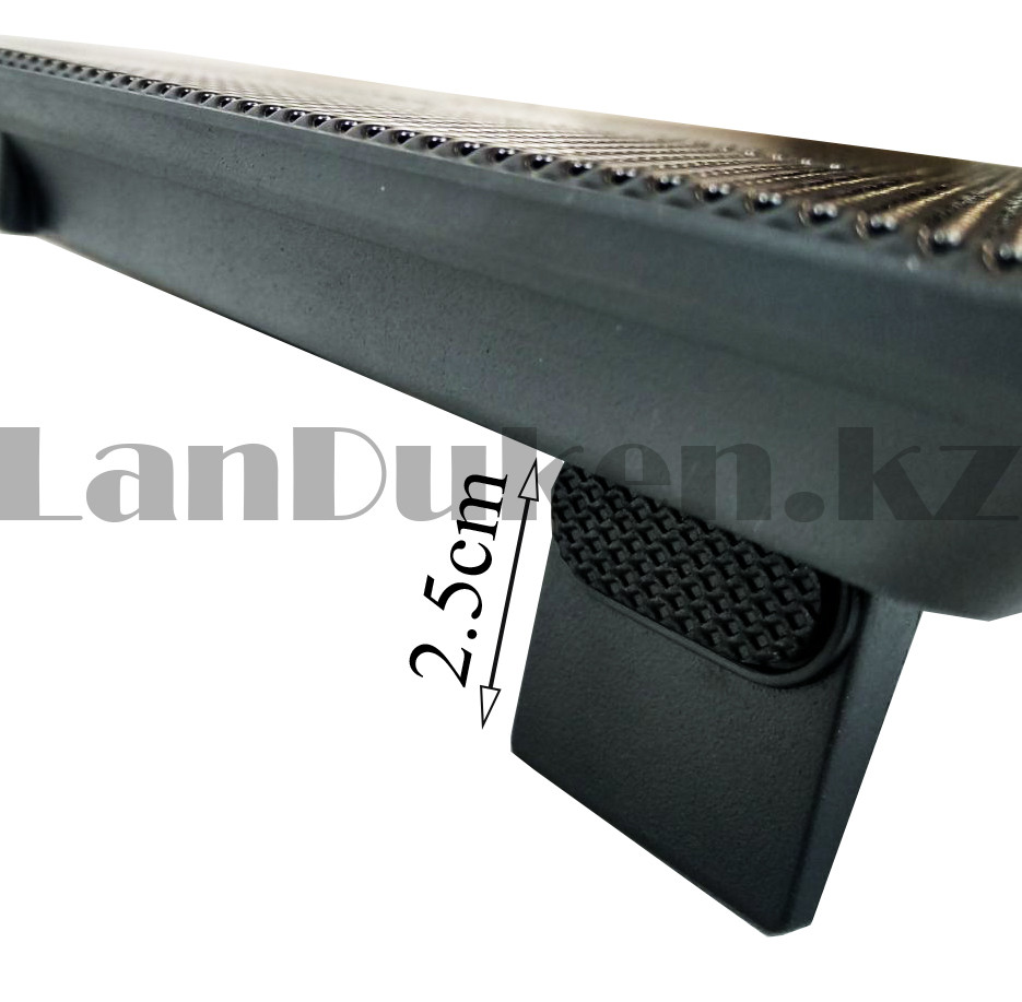 Охлаждающая подставка кулер для ноутбука 15,6 дюймов c 5 вентиляторами бесшумная с подсветкой JM MAX PRO X5 - фото 3 - id-p83768065
