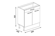 Комплект мебели для кухни Грета 2000, Грената, MEBEL SERVICE (Украина), фото 3