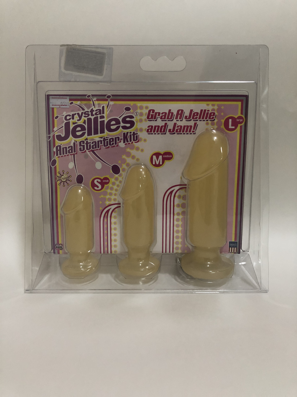 Набор анальных фаллоимитаторов "Crystal Jellies Anal Starter Kit"