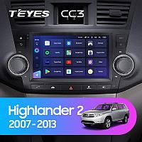 Автомагнитола Teyes CC3 4GB/64GB для Toyota Highlander 2007-2013