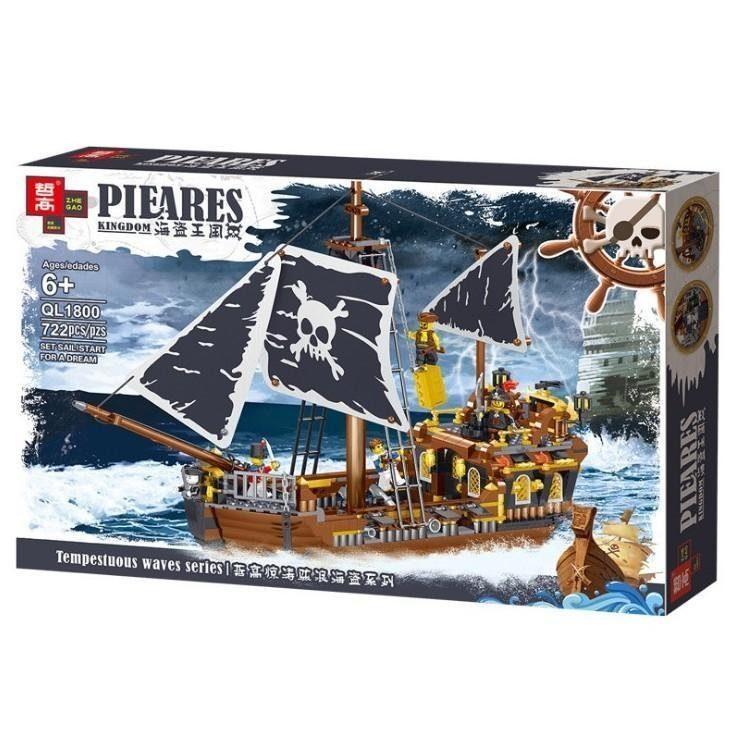 Конструктор QL1800 Пиратский Корабль, 722 дет. (Аналог LEGO)