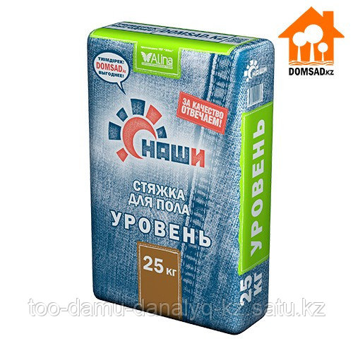 Стяжка Наши Уровень 25 кг (цементный)