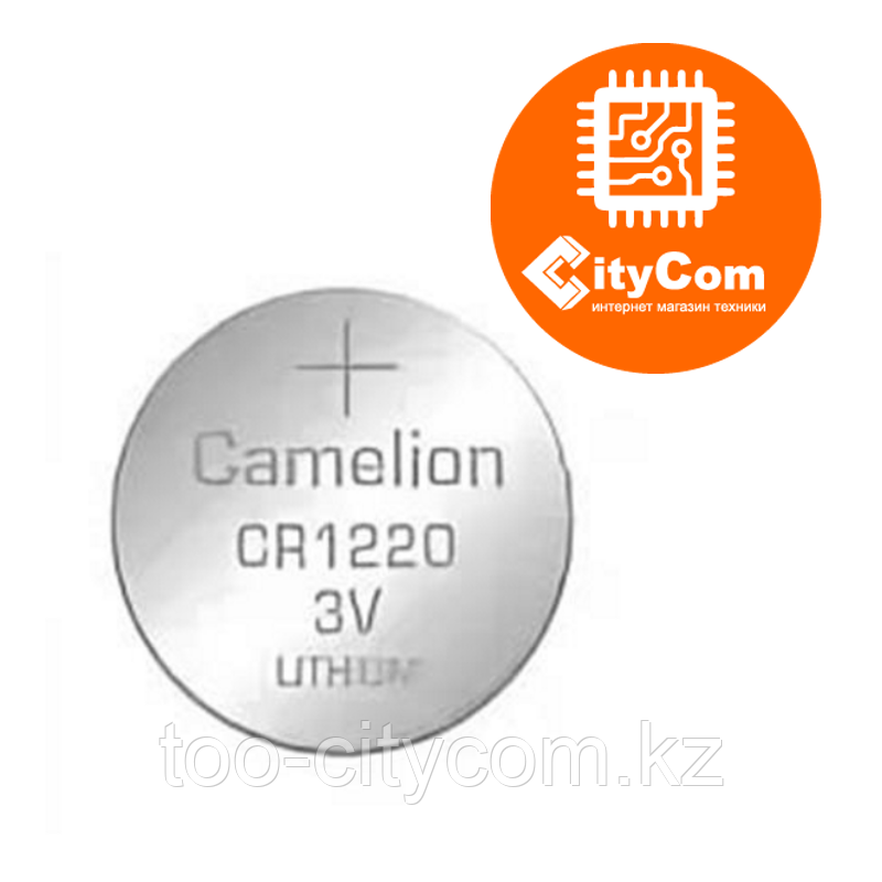 Батарейка, таблетка 1220 CAMELION, CR1220-BP5 Lithium Battery, CR1220 3V Арт.6659