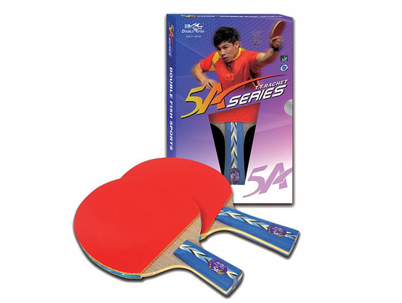 Ракетка для настольного тенниса DOUBLE FISH - 5А-С (ITTF), фото 2