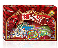 Настольные игры для взрослых и детей Step Puzzle "55 Games"