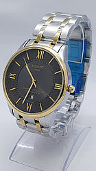 Мужские часы Tissot Серебристо - золотой, Черный, Серебристо - золотой