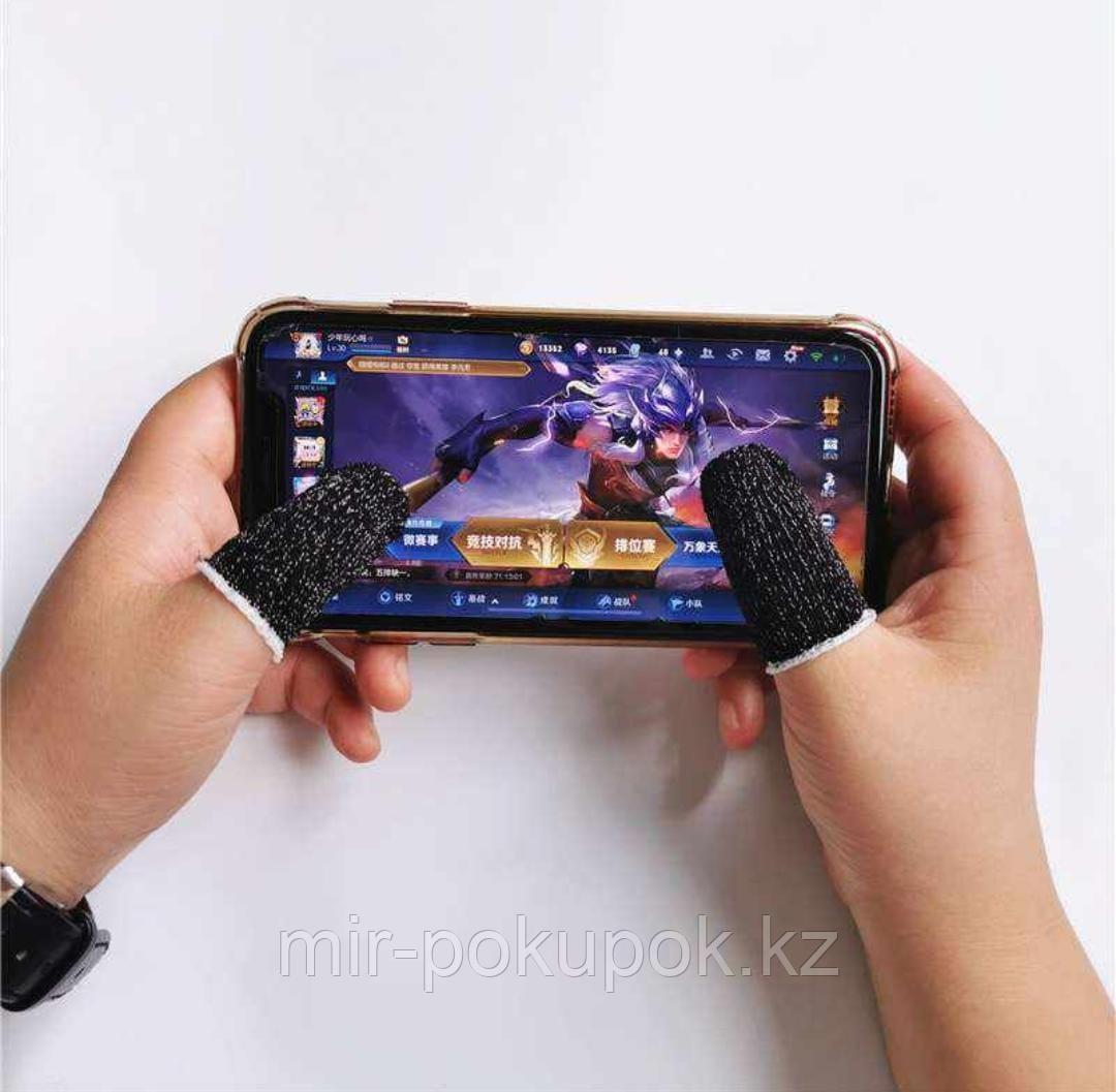 Сенсорные многоразовые напалечники для игр на смартфоне, 2 шт