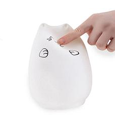 Силиконовый Led ночник-лампа "Кошечка" Язычок, фото 3