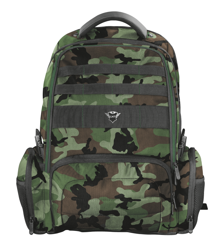 Рюкзак Trust GXT 1250G Hunter Gaming 17,3" зелёный-камуфляж