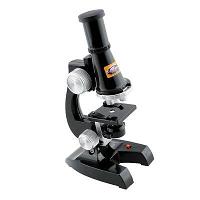 Микроскоп детский в комплекте с пробирками и предметными стеклами 450x.