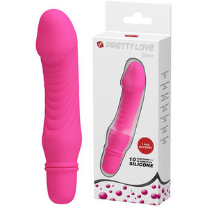 Мини вибратор "Stev" - Pretty Love, 10 режимов вибрации, силикон
