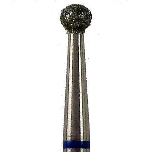 Фреза алмазная для аппаратного маникюра "Шарик" 0,27 мм синяя (№147) - фото 1 - id-p83805036