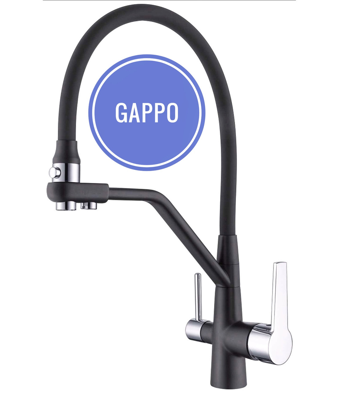 Смеситель для кухни Gappo с подключением фильтра