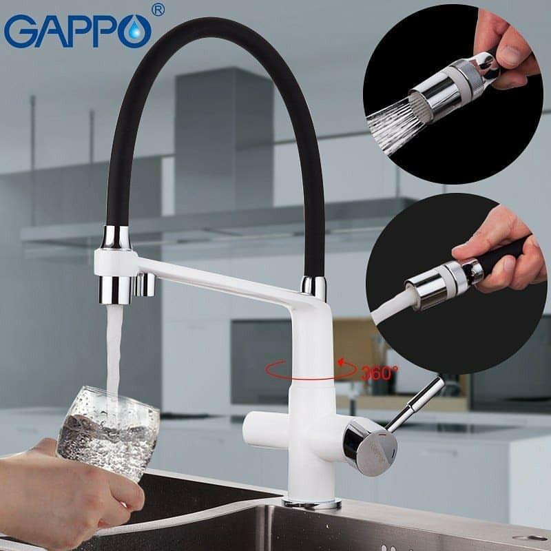 Смеситель для кухни Gappo с подключением фильтра