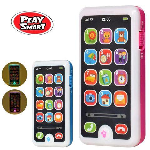 Смартфон интерактивный обучающий iPhone для детей «Умняга» Play Smart (Голубой) - фото 2 - id-p83815903