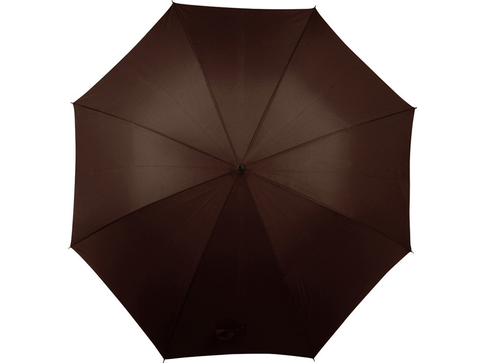 Зонт-трость полуавтоматический, коричневый - фото 2 - id-p83817245