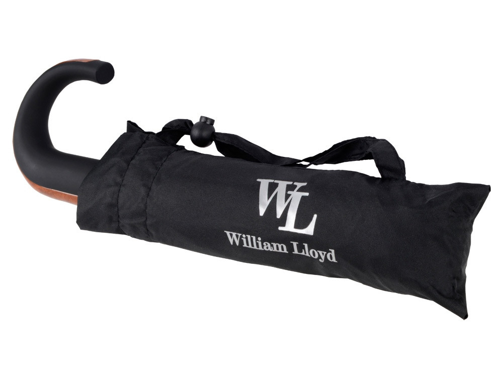 Складной зонт полуавтоматический William Lloyd, черный - фото 4 - id-p83817246