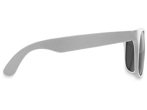 Солнцезащитные очки Retro - сплошные, белый, фото 3