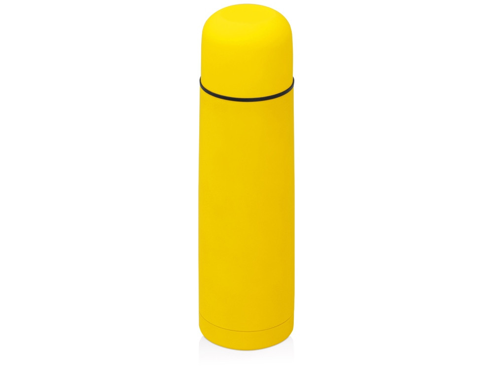 Термос Ямал Soft Touch 500мл, желтый - фото 2 - id-p83817560